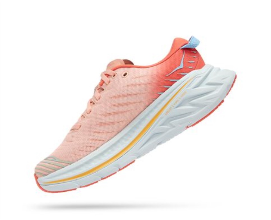 Hoka Bondi X Camellia Peach Parfait