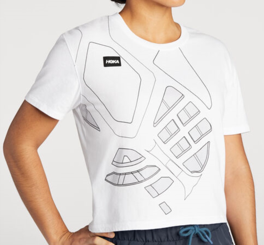 All-Day Tee Hoka White