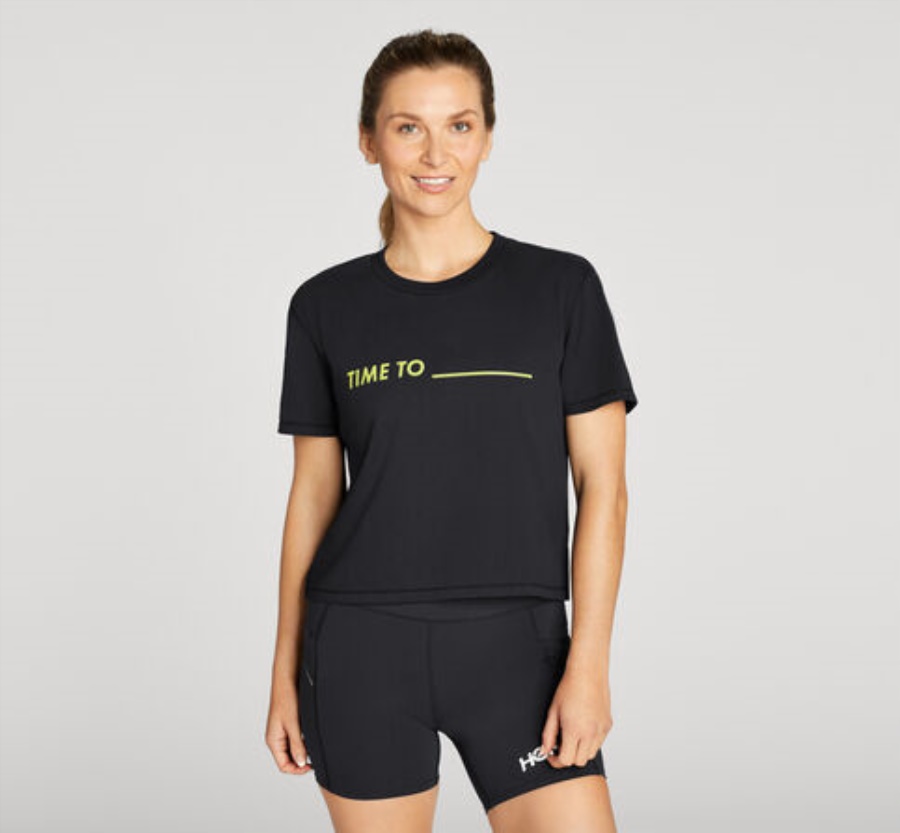 Hoka All-Day Tee Black