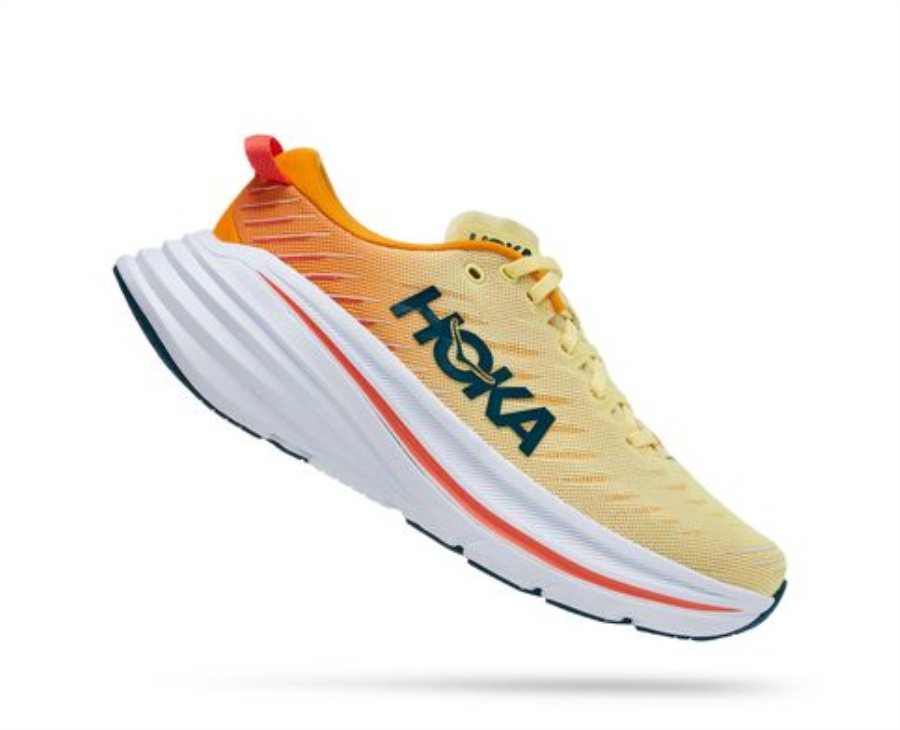Hoka Bondi X Yellow Pear Radiant Yellow