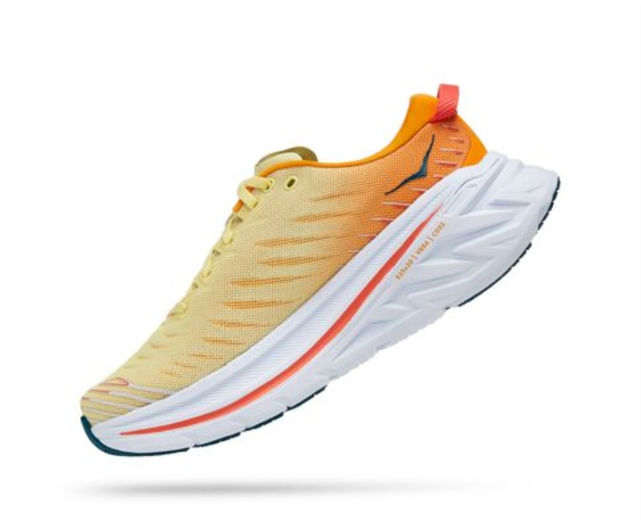 Hoka Bondi X Yellow Pear Radiant Yellow