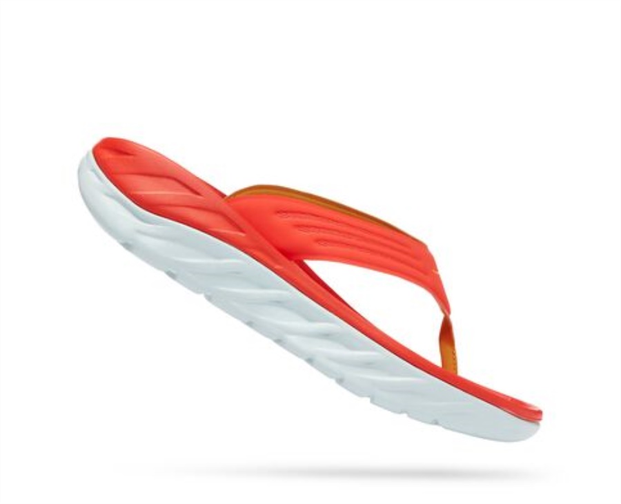 Hoka ORA Recovery Flip Fiesta Amber Yellow