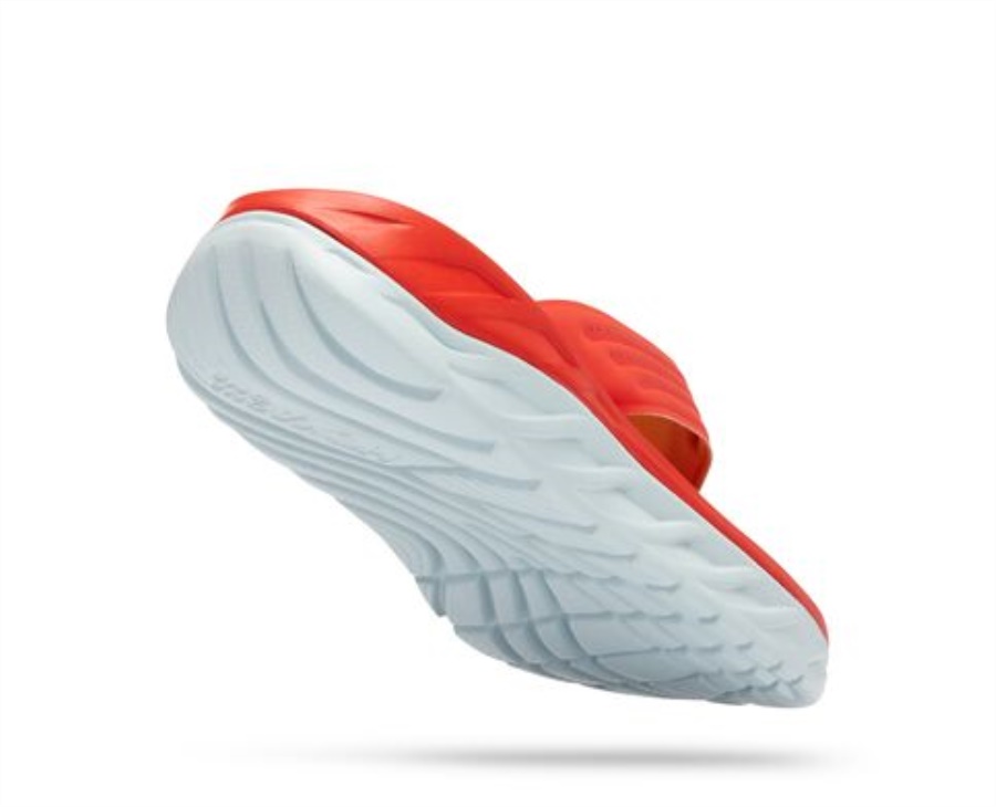 Hoka ORA Recovery Flip Fiesta Amber Yellow