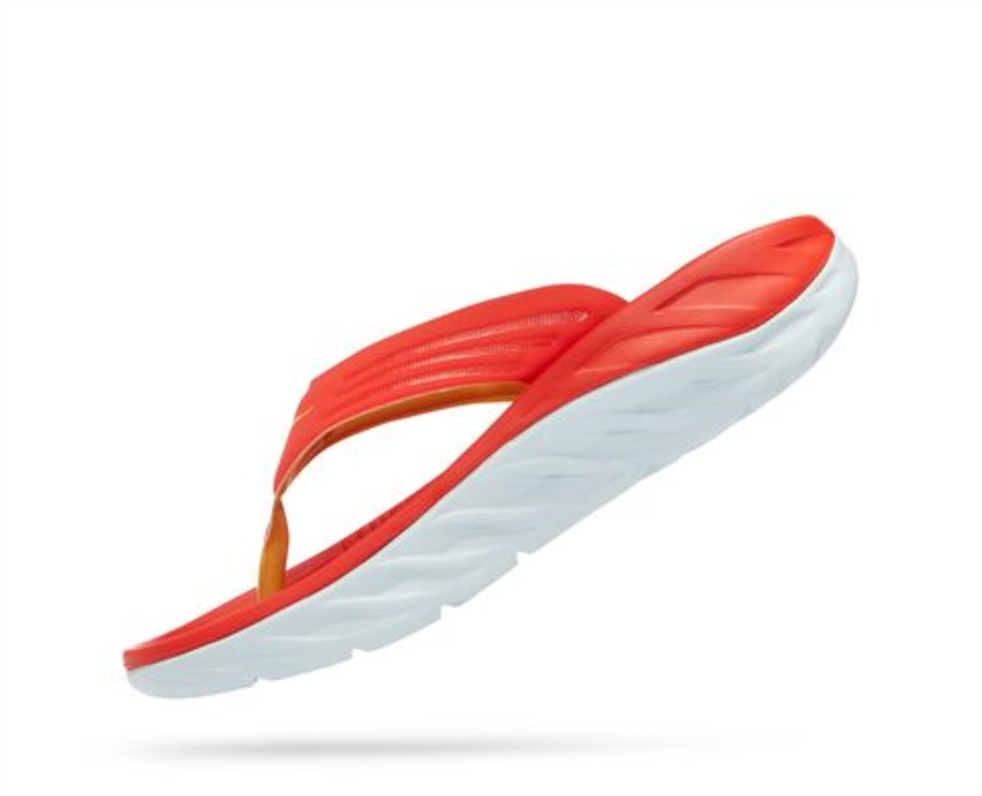Hoka ORA Recovery Flip Fiesta Amber Yellow