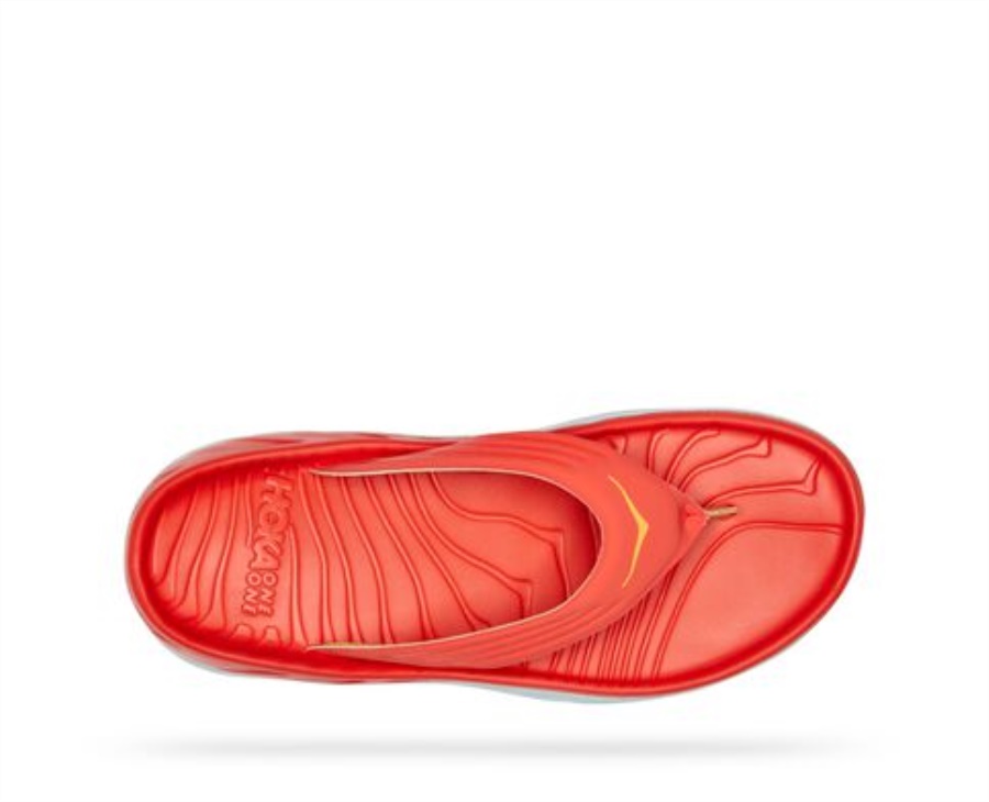 Hoka ORA Recovery Flip Fiesta Amber Yellow