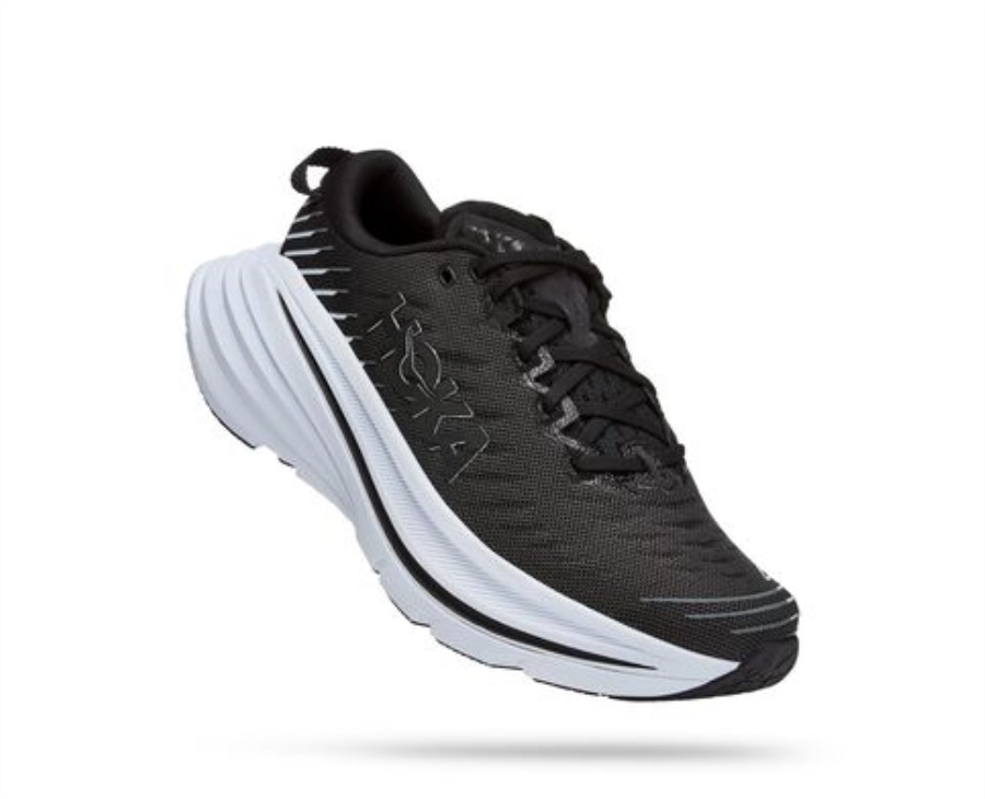 Hoka Bondi X Black White