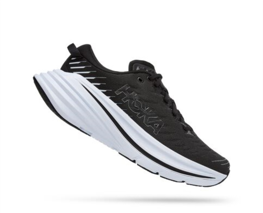 Hoka Bondi X Black White