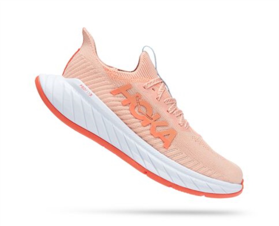 Carbon X 3 Hoka Peach Parfait Summer Song
