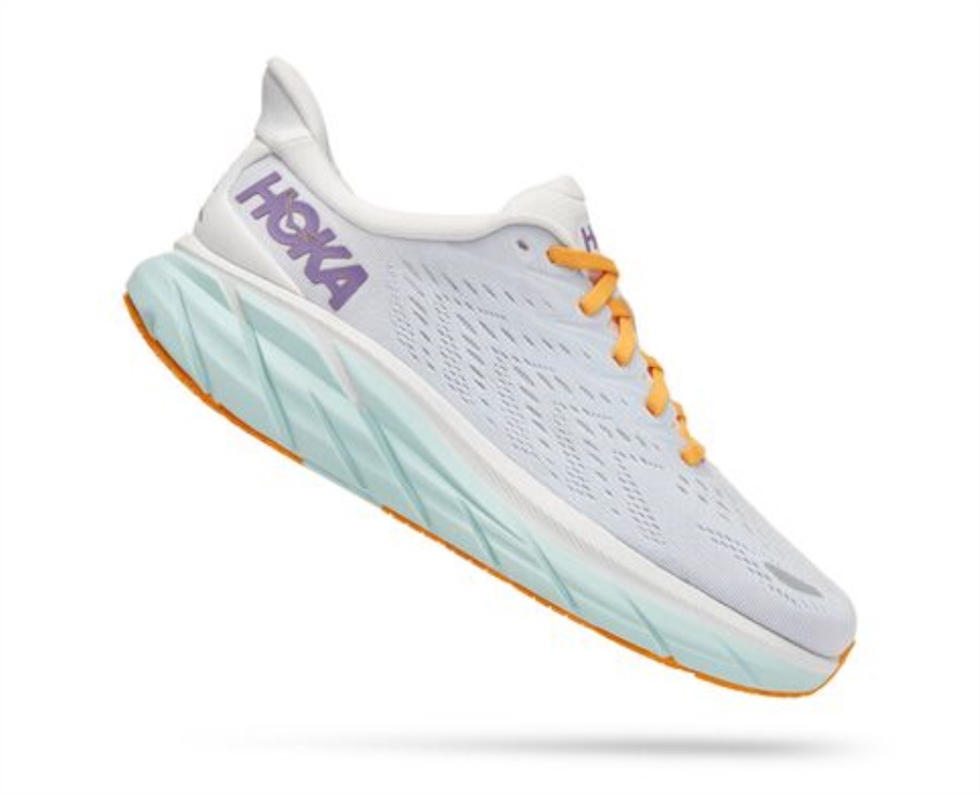 Clifton 8 Hoka Blanc De Blanc White