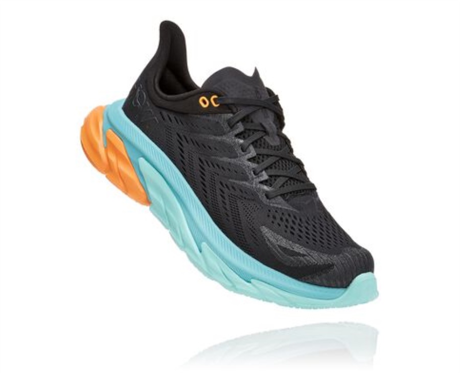 Hoka Clifton Edge Black Aquarelle