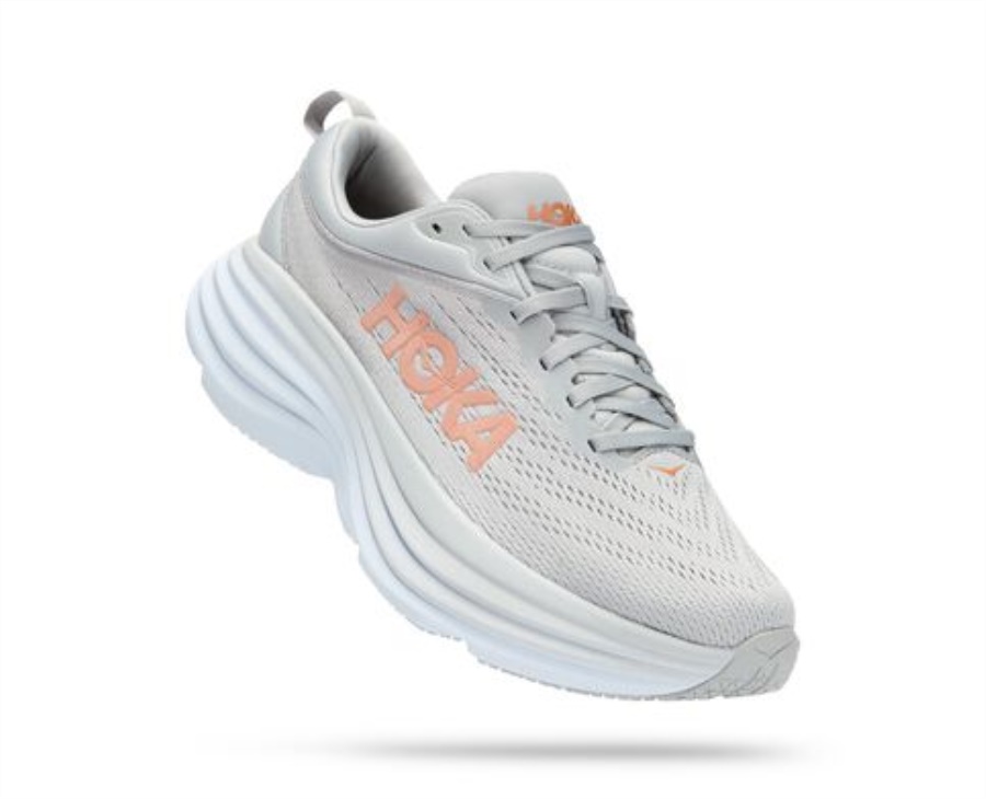 Hoka Bondi 8 Harbor Mist Lunar Rock