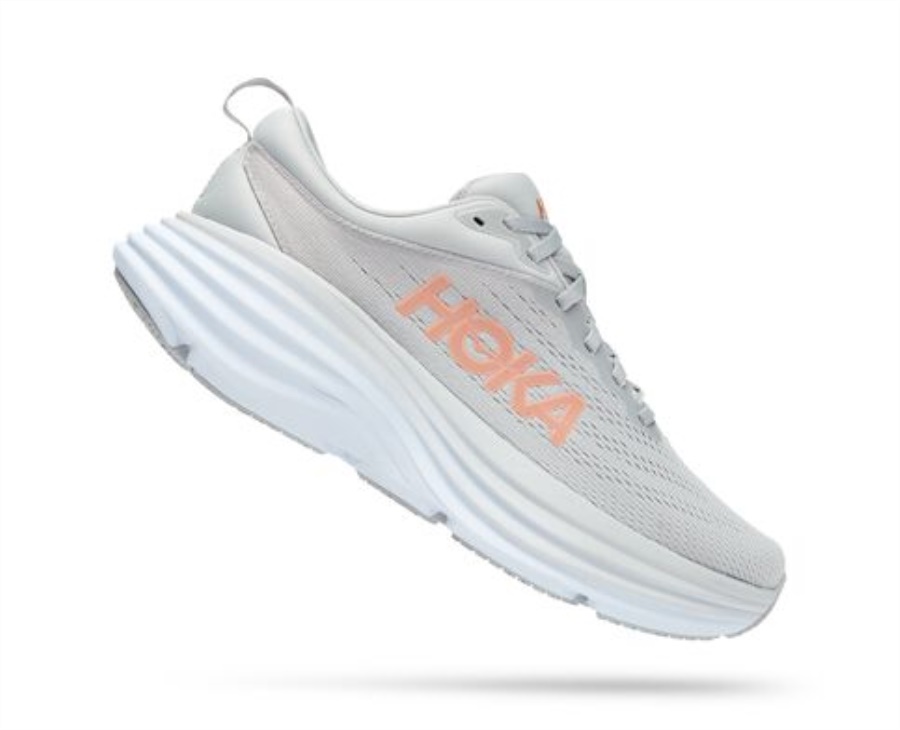 Hoka Bondi 8 Harbor Mist Lunar Rock