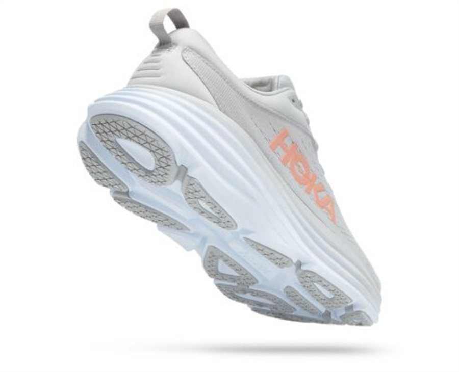 Hoka Bondi 8 Harbor Mist Lunar Rock