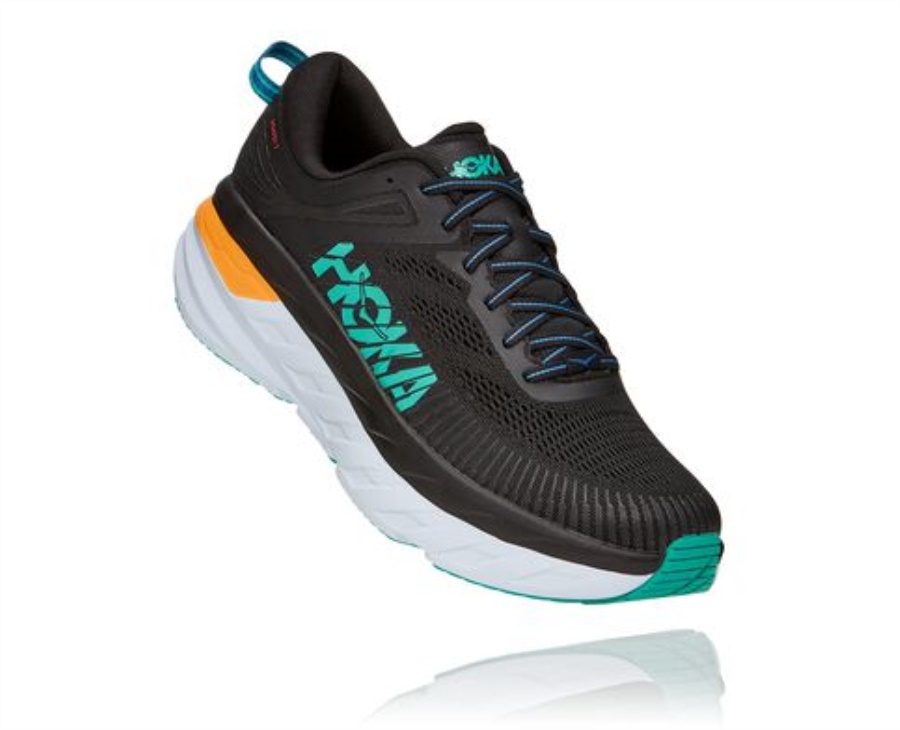 Hoka Bondi 7 Black Atlantis