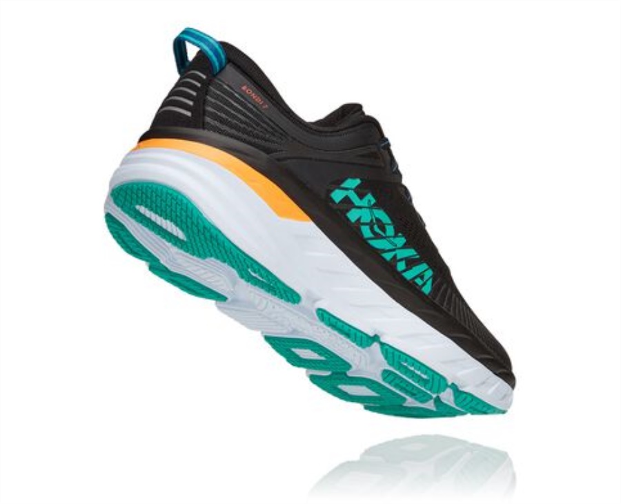 Hoka Bondi 7 Black Atlantis