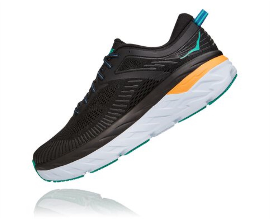Hoka Bondi 7 Black Atlantis