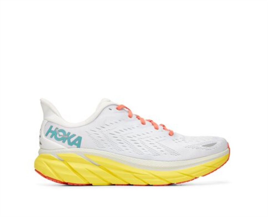 Clifton 8 Hoka Blanc De Blanc Illuminating