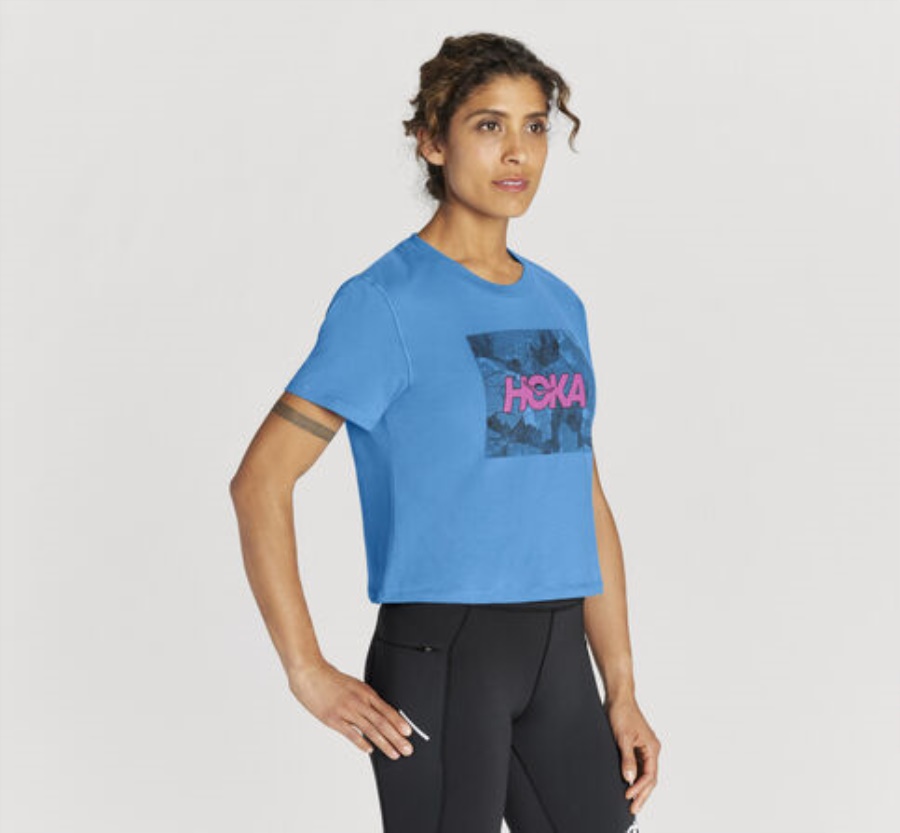 All-Day Tee Hoka Ibiza Blue