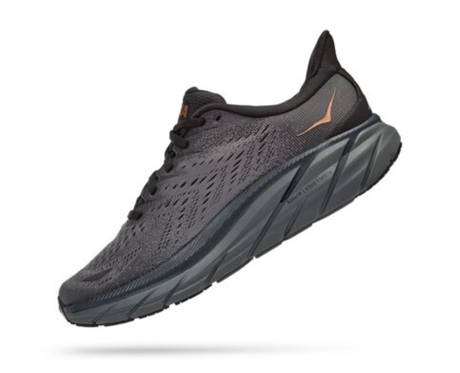 Clifton 8 Hoka Anthracite Copper