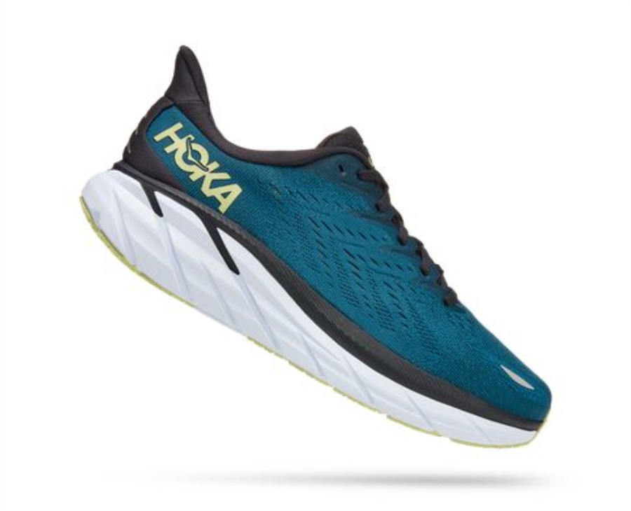 Hoka Clifton 8 Blue Coral Butterfly