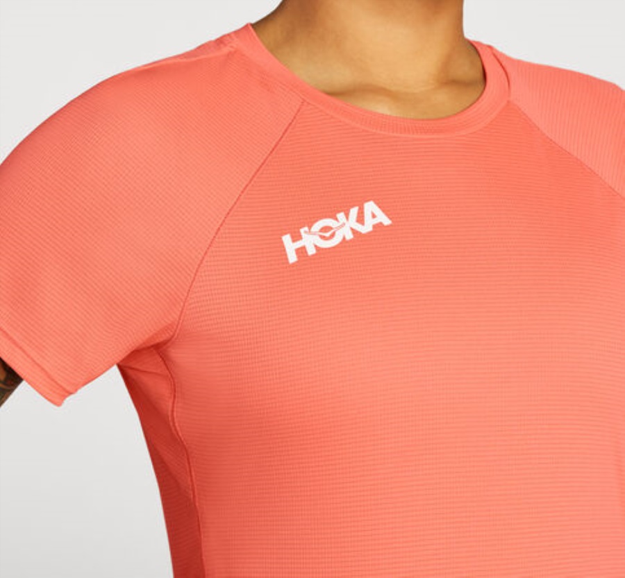 Glide Short Sleeve Hoka Camellia