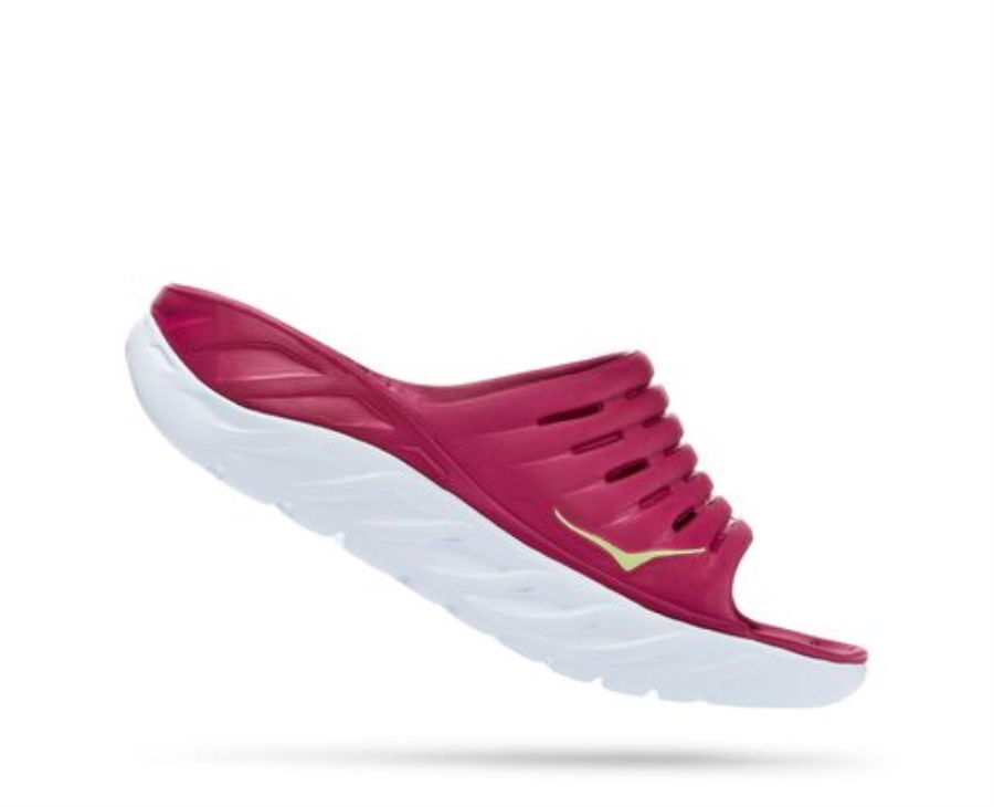 ORA Recovery Slide Hoka Festival Fuchsia Butterfly