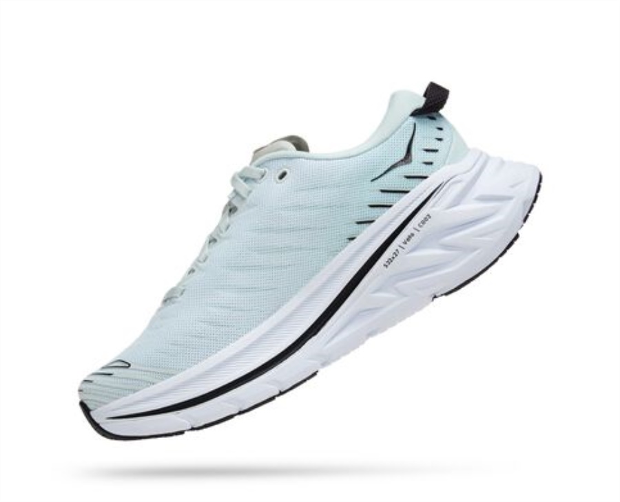 Hoka Bondi X Blue Glass Billowing Sail