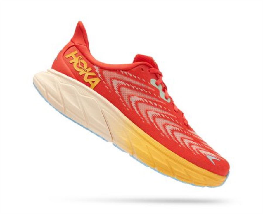 Arahi 6 Hoka Fiesta Amber Yellow