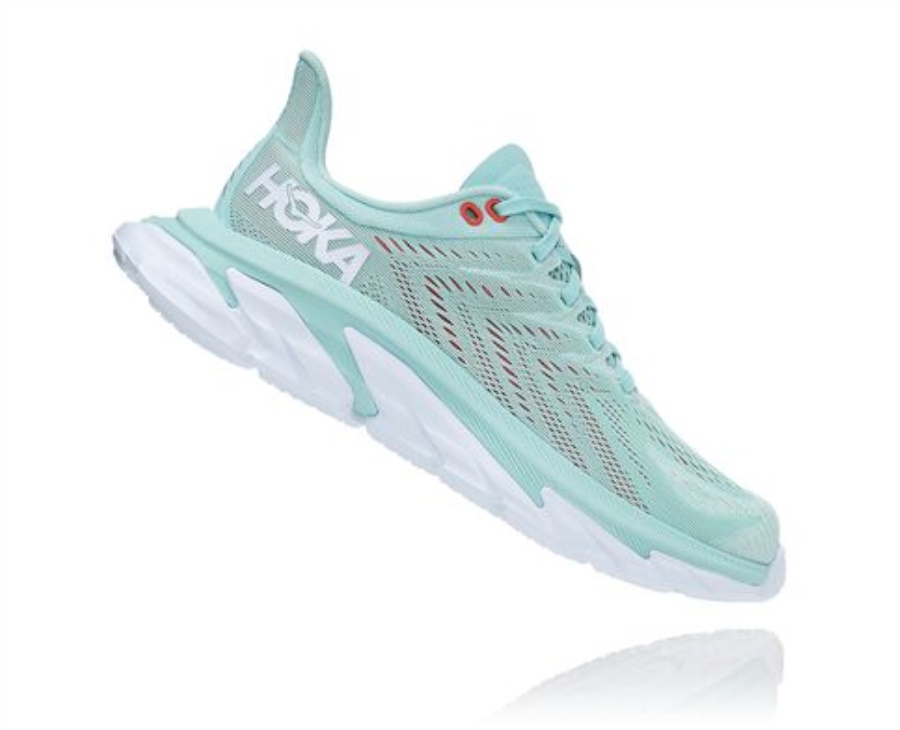 Clifton Edge Hoka Eggshell Blue White