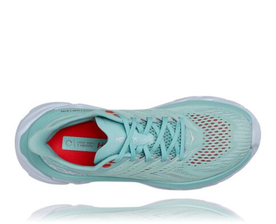 Clifton Edge Hoka Eggshell Blue White