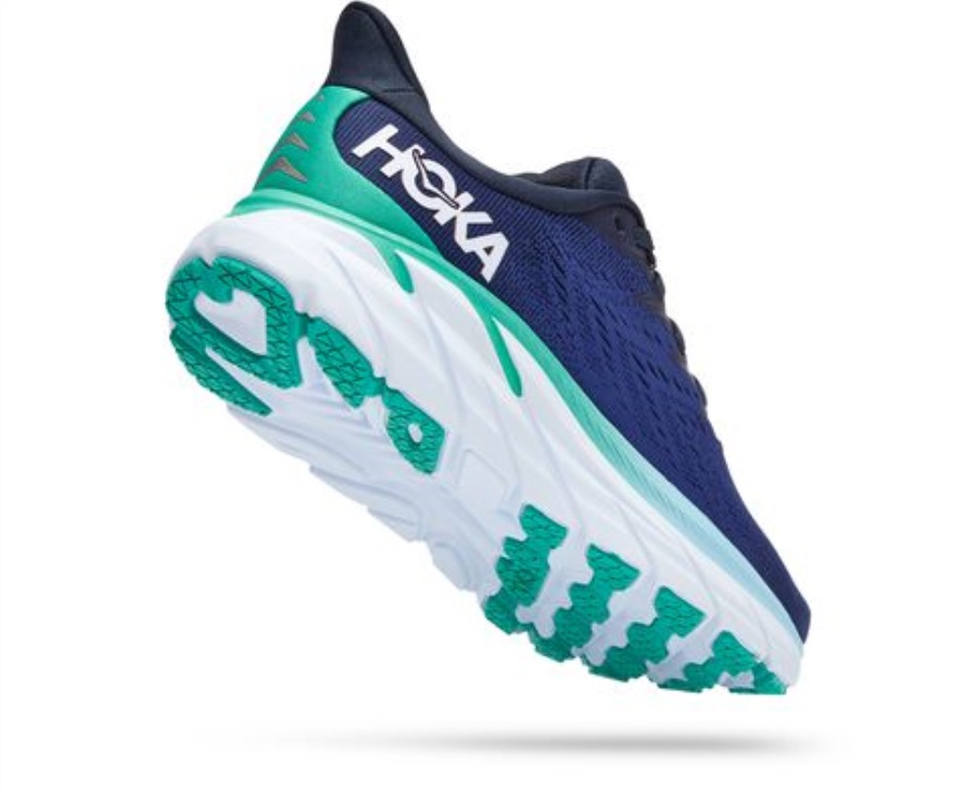 Hoka Clifton 8 Outer Space Bellwether Blue