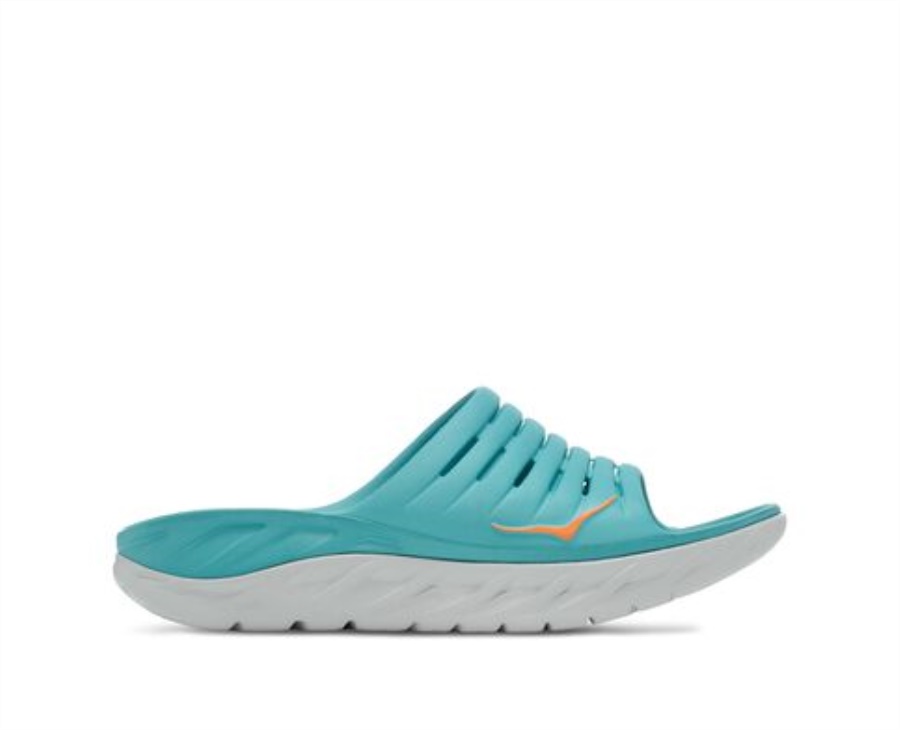 ORA Recovery Slide Hoka Aquarelle Blazing Orange