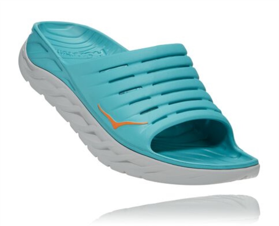 ORA Recovery Slide Hoka Aquarelle Blazing Orange