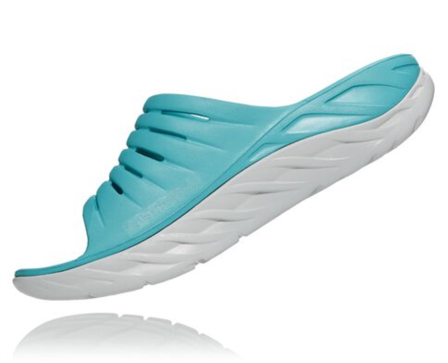 ORA Recovery Slide Hoka Aquarelle Blazing Orange