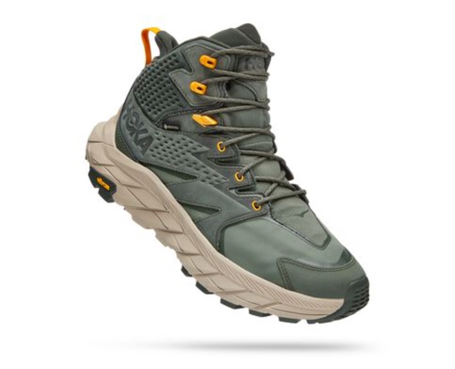 Hoka Anacapa Mid GTX Thyme Radiant Yellow