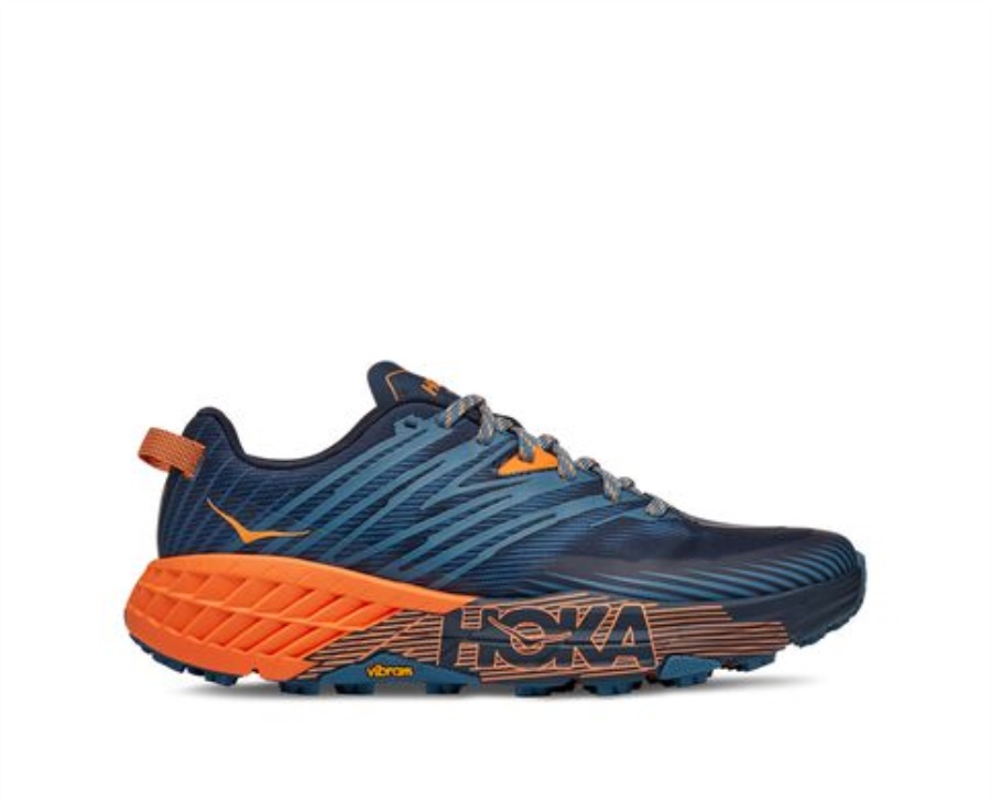 Speedgoat 4 Hoka Real Teal Persimmon Orange