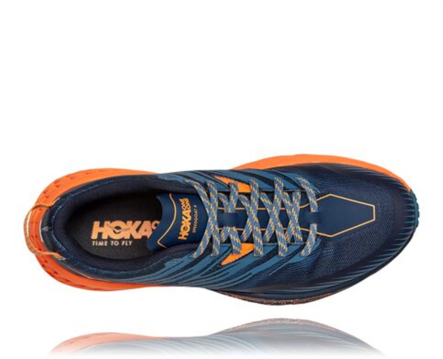 Speedgoat 4 Hoka Real Teal Persimmon Orange
