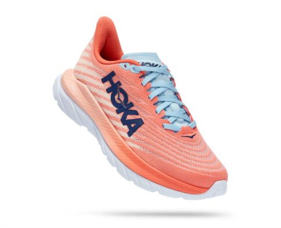 Hoka Mach 5 Camellia Peach Parfait