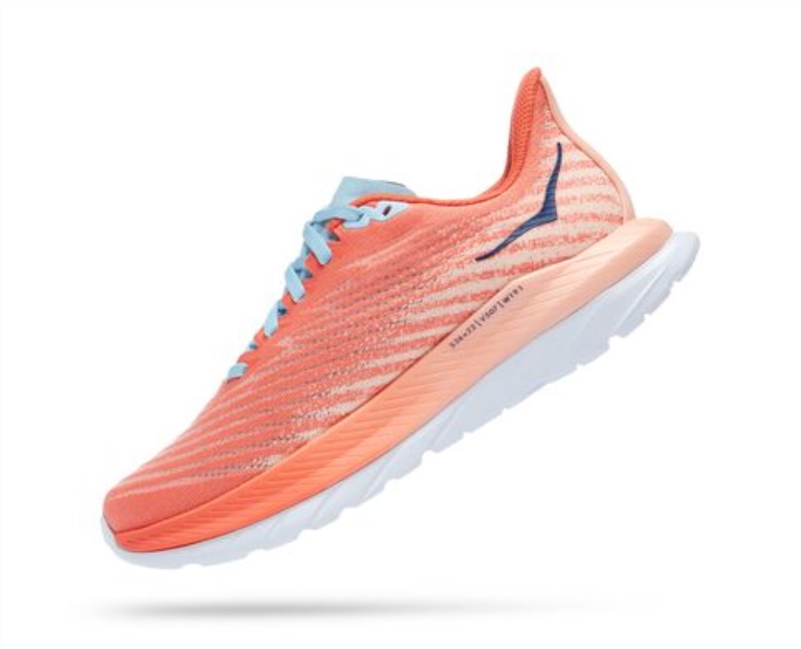 Hoka Mach 5 Camellia Peach Parfait