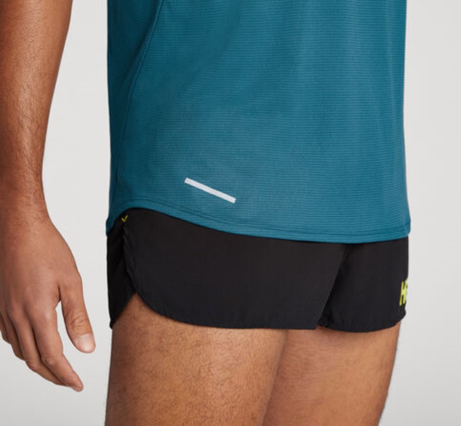 Hoka Glide Singlet Blue Coral