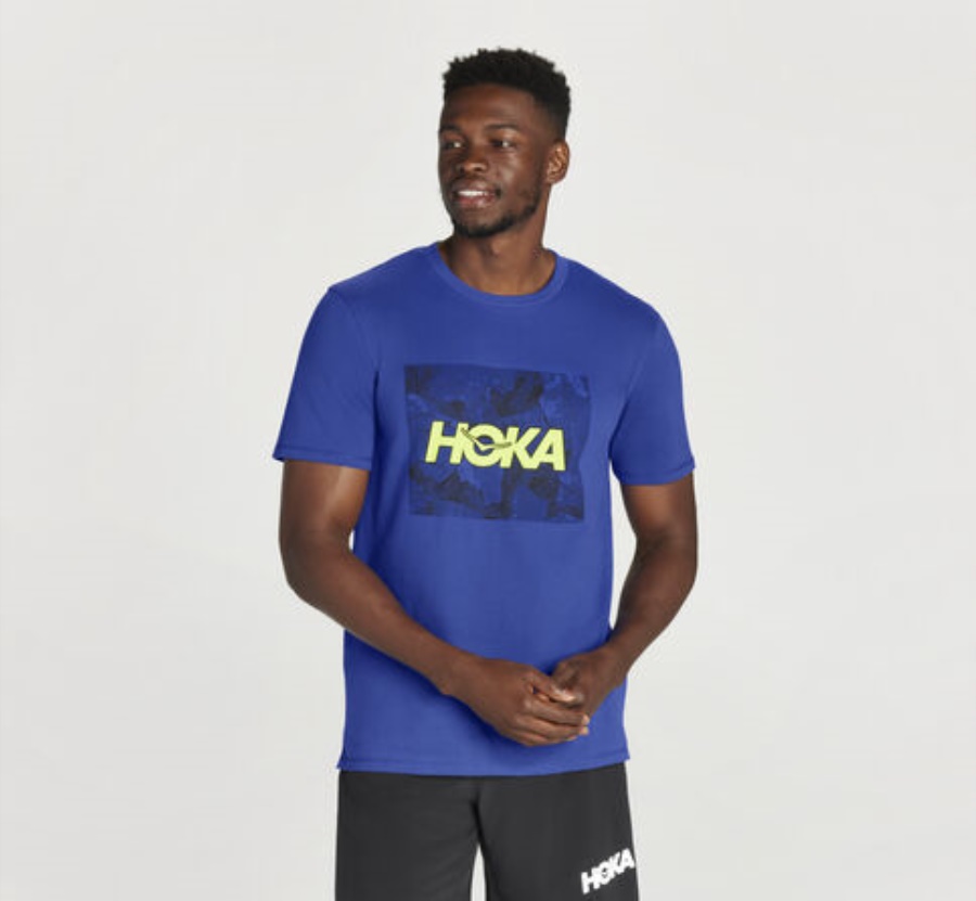 Hoka All-Day Tee Bluing