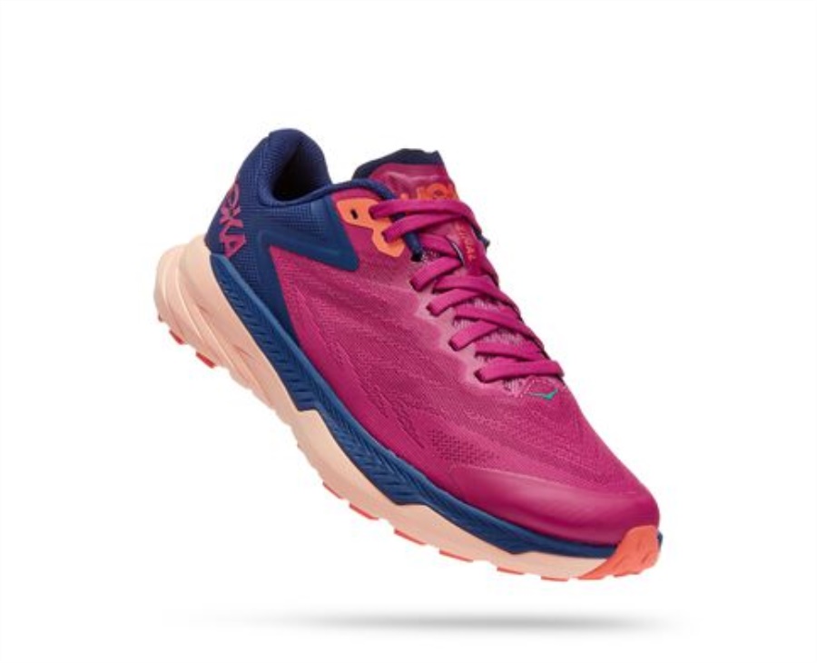 Zinal Hoka Festival Fuchsia Bellwether Blue