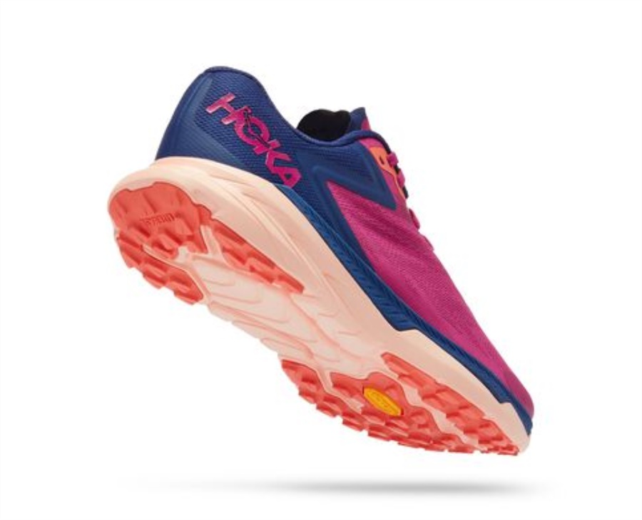 Zinal Hoka Festival Fuchsia Bellwether Blue