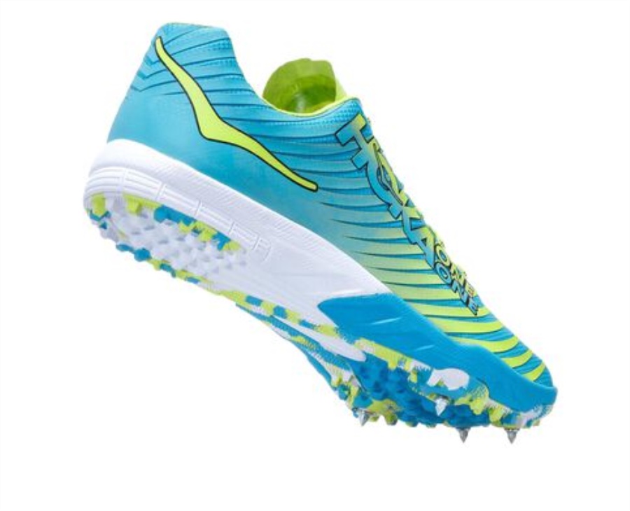 EVO XC Spike Hoka Cyan Citrus