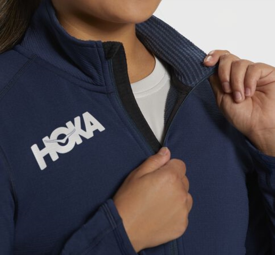 1 2 Zip Midlayer Hoka Moonlit Ocean