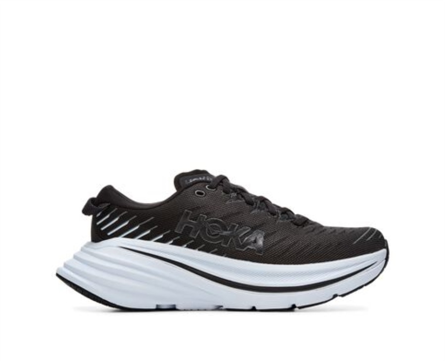 Bondi X Hoka Black White