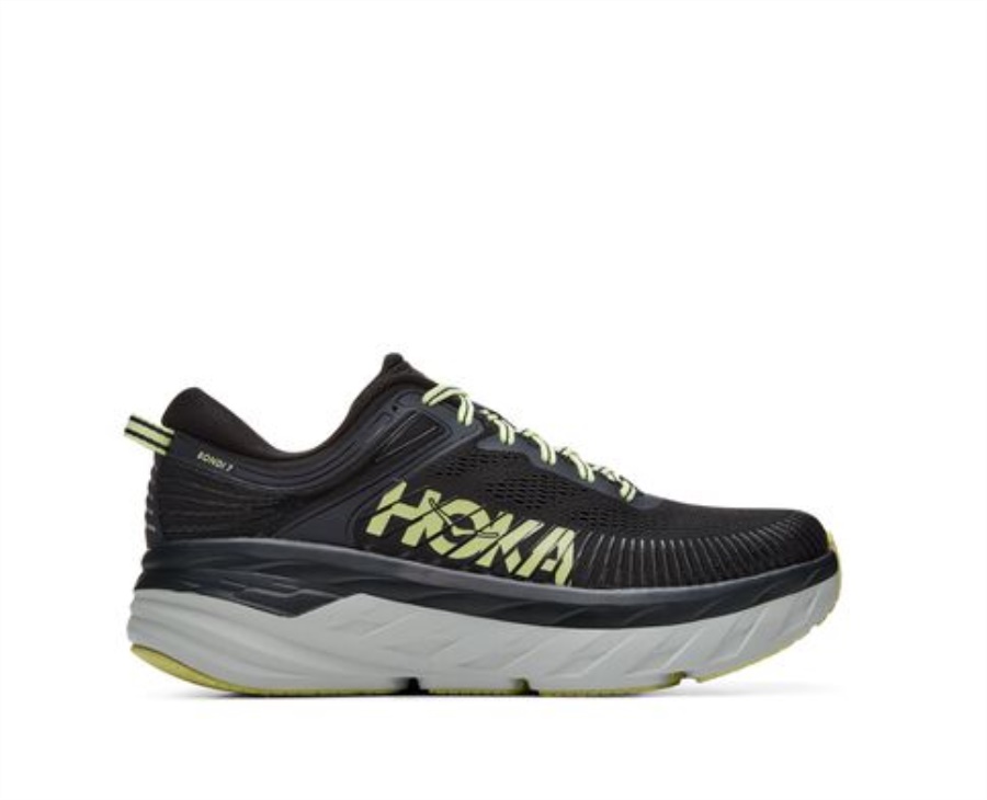Hoka Bondi 7 Blue Graphite Butterfly