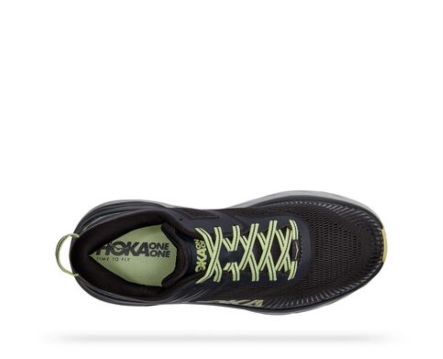 Hoka Bondi 7 Blue Graphite Butterfly