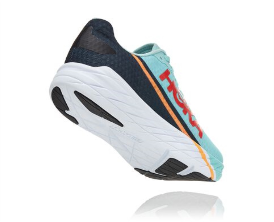 Hoka Rocket X Eggshell Blue Black