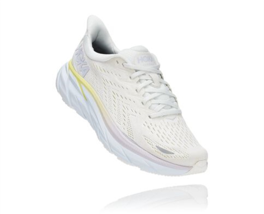 Hoka Clifton 8 Blanc De Blanc Bright White